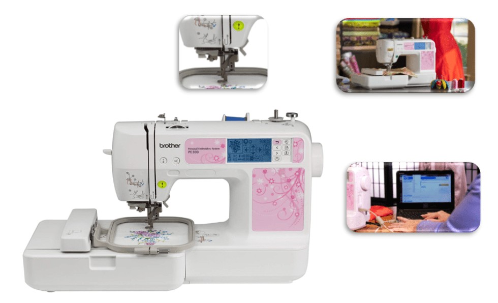 brother pe500 embroidery machine