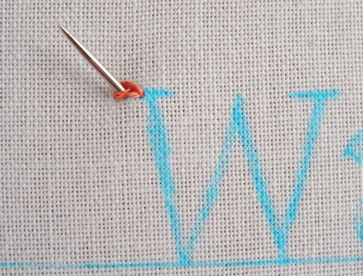 hand embroidered monogram letters tutorial