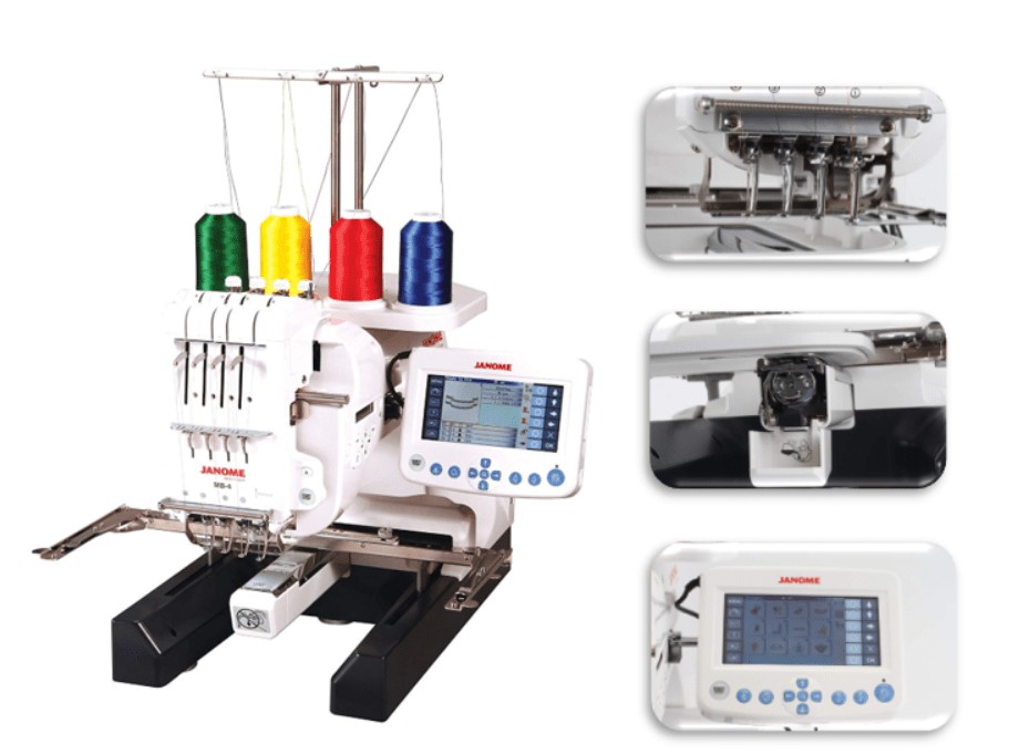 janome mb4s embroidery machine