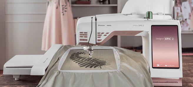Husqvarna brand embroidery machine