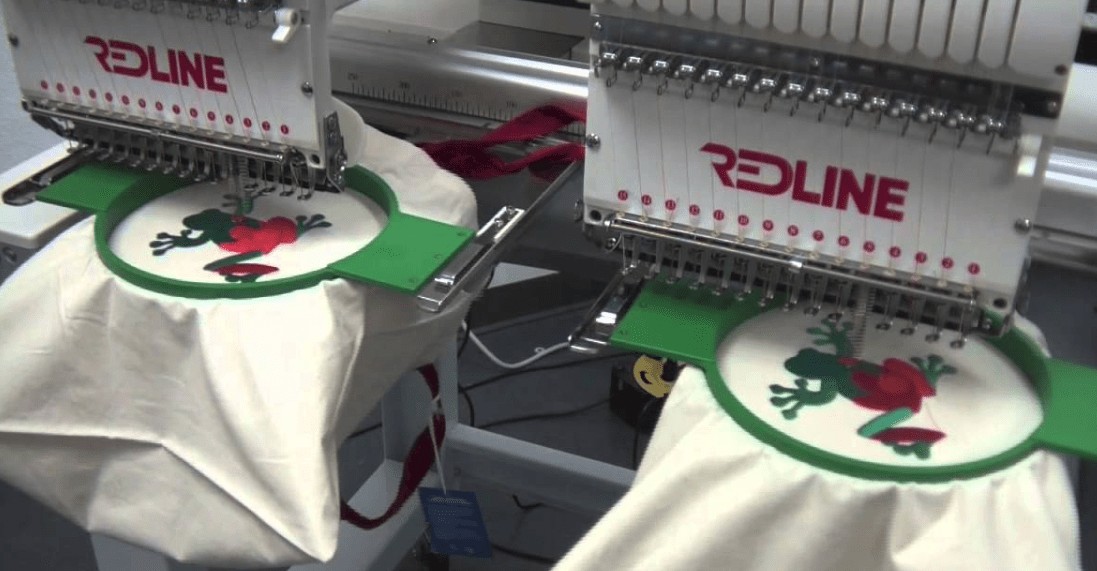 Redline embroidery machine brand