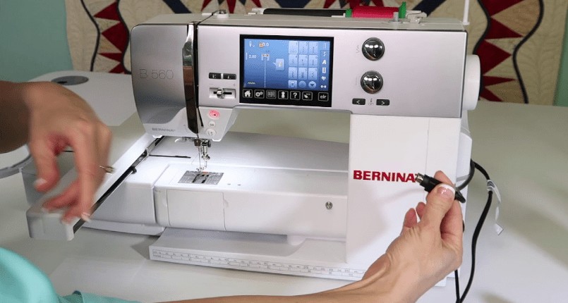 set up computerized sewing machine for beginners