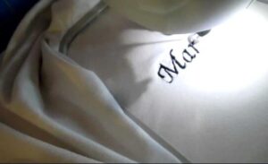 how to embroider letters