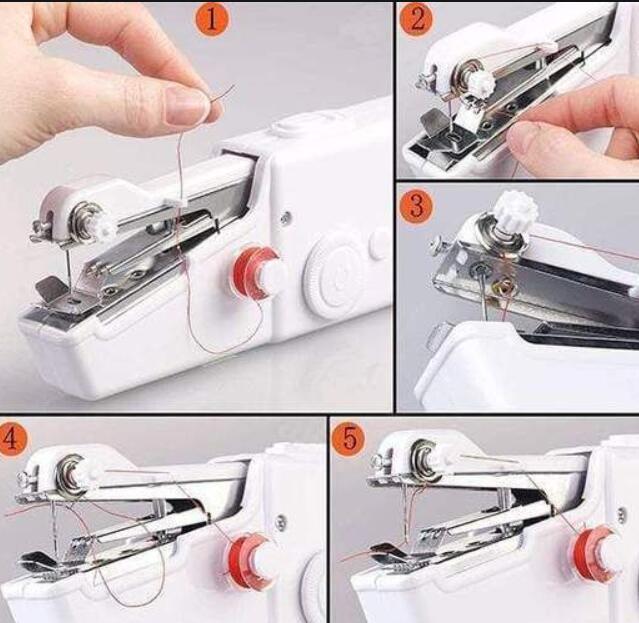 mini sewing machine operation