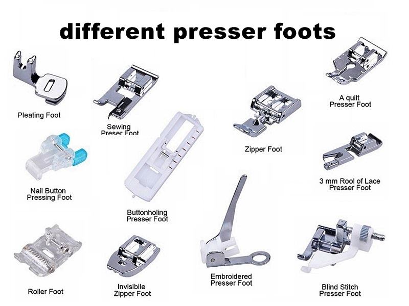 most-used presser feet